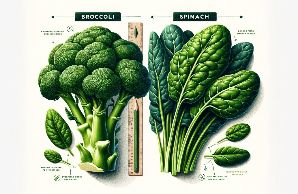 spinach vs broccoli